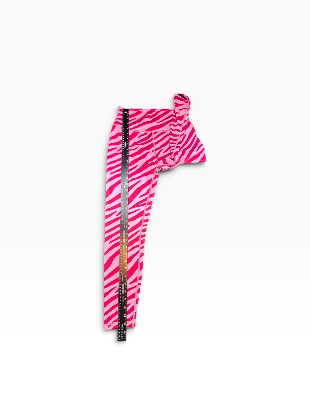 Wilo The Label Pink Zebra Stripe Women's Sports Bra and Leggings Set L - Picture 8 of 14